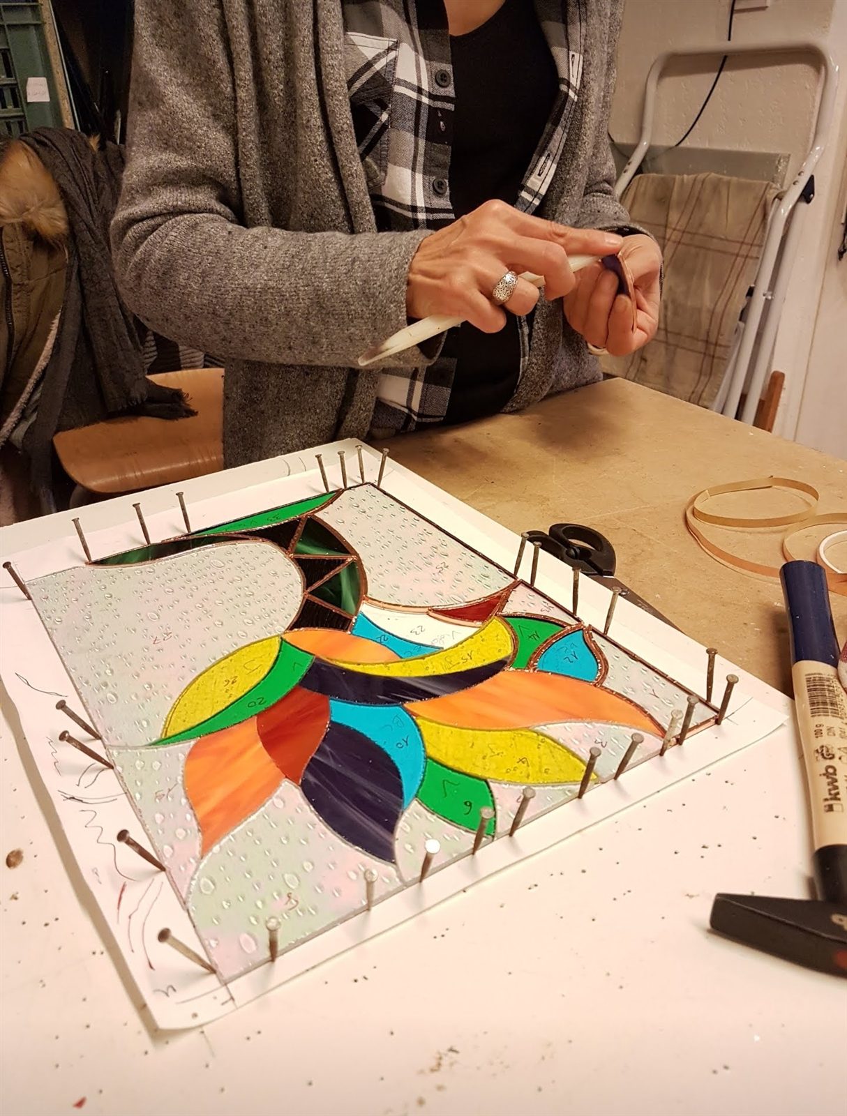 Ateliers et stages de vitrail