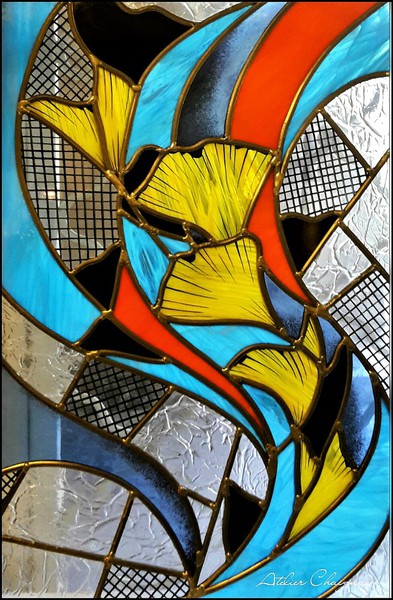 Vitrail abstrait 10