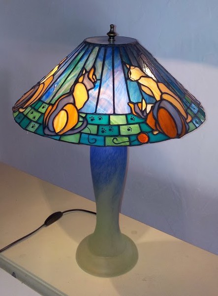 Lampe vitrail 21